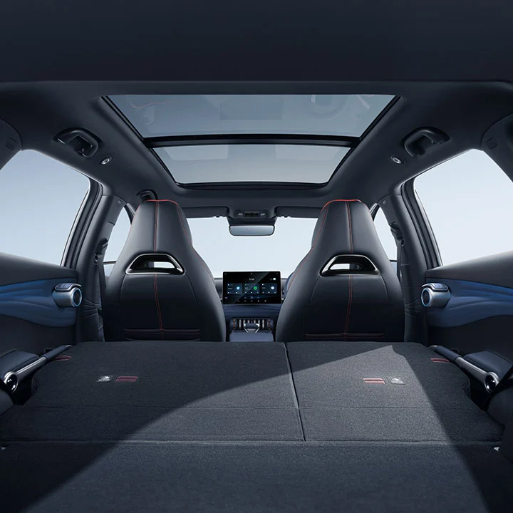 Boot Space with foldable Seats