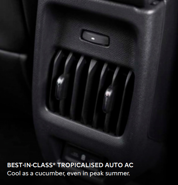 Second Row AC Vents