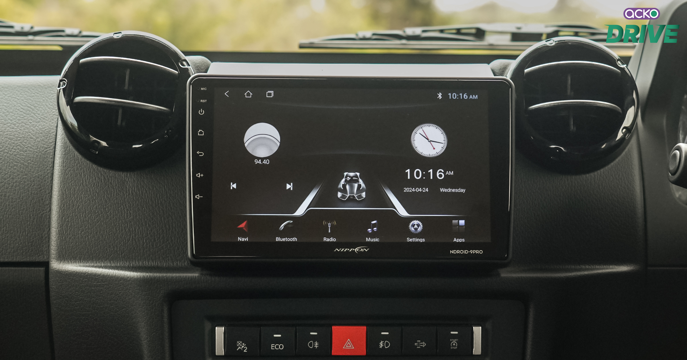 Infotainment System Display