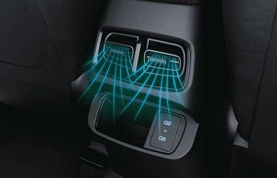 Second Row AC Vents