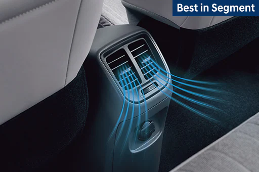 Second Row AC Vents