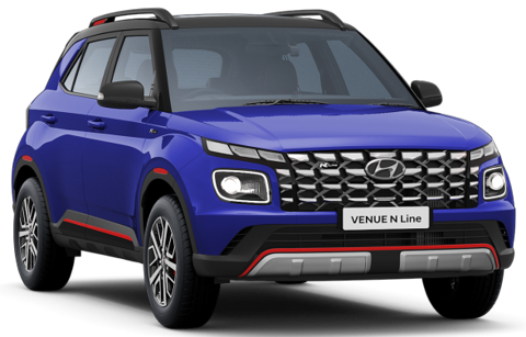Thunder blue with Abyss Black Roof
