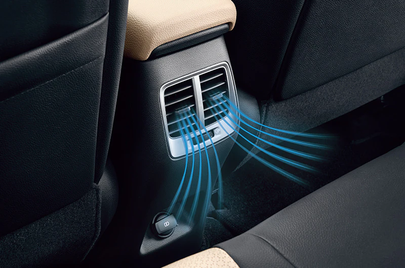 Second Row AC Vents