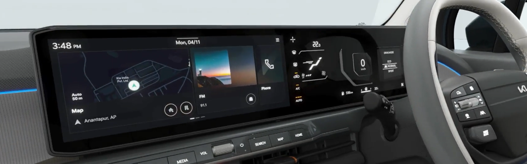 Infotainment System Display