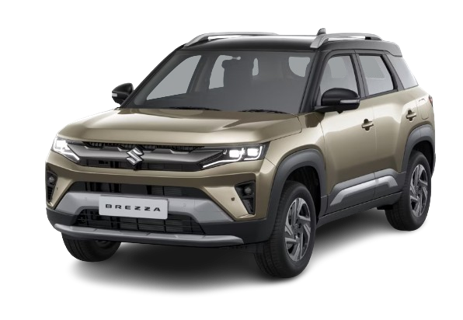 Lustrous Beige with Bluish Black Roof