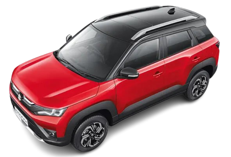 Sizzling Red with Midnight Black Roof