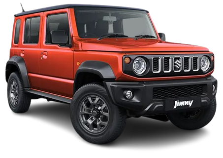 Sizzling Red With Bluish Black Roof