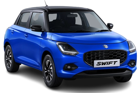 Luster Blue with Midnight Black Roof