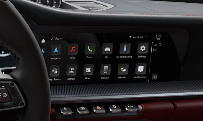 Infotainment System Display