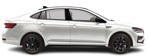 Candy White with Black Roof