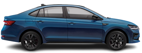 Lava Blue with Black Roof