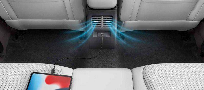 Second Row AC Vents