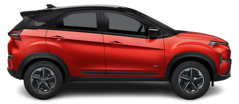Flame Red With White Roof