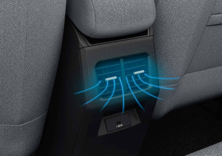 Second Row AC Vents