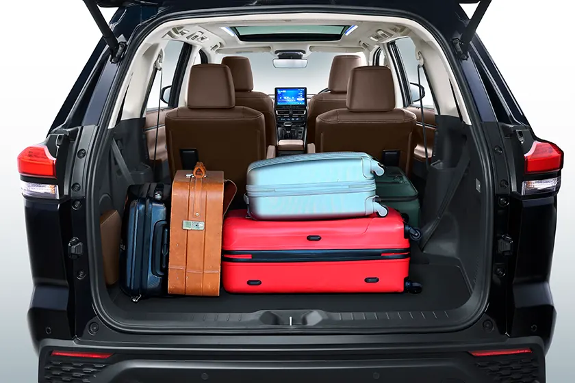 Boot Space with foldable Seats