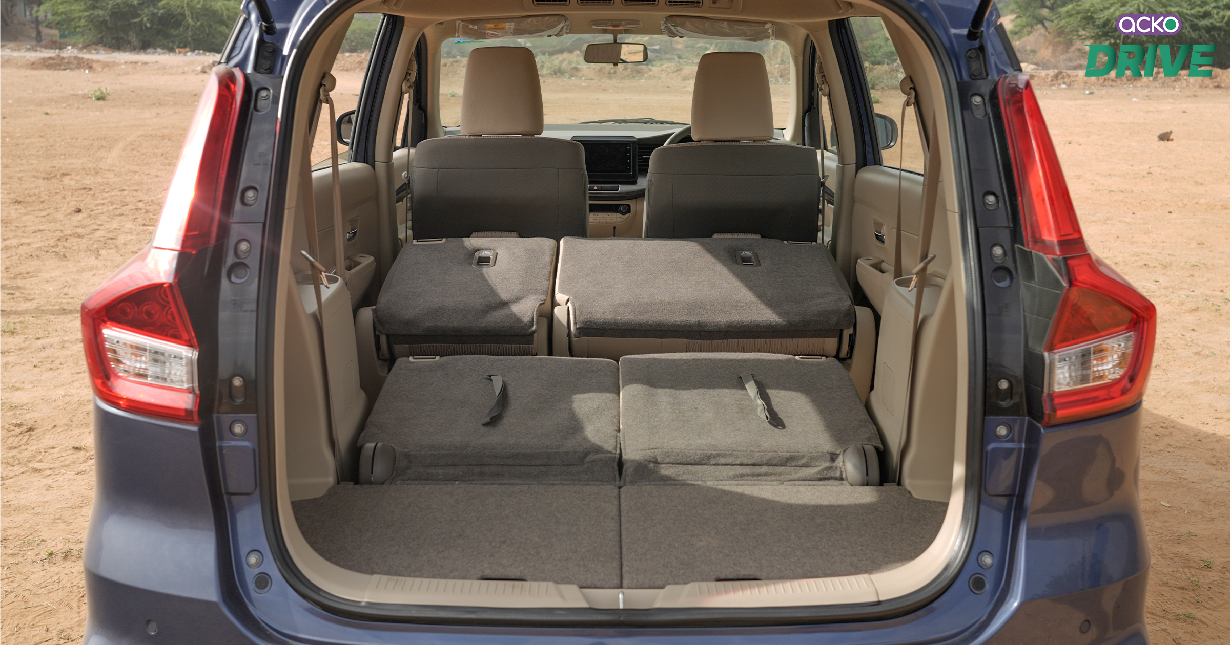 Boot Space with foldable Seats